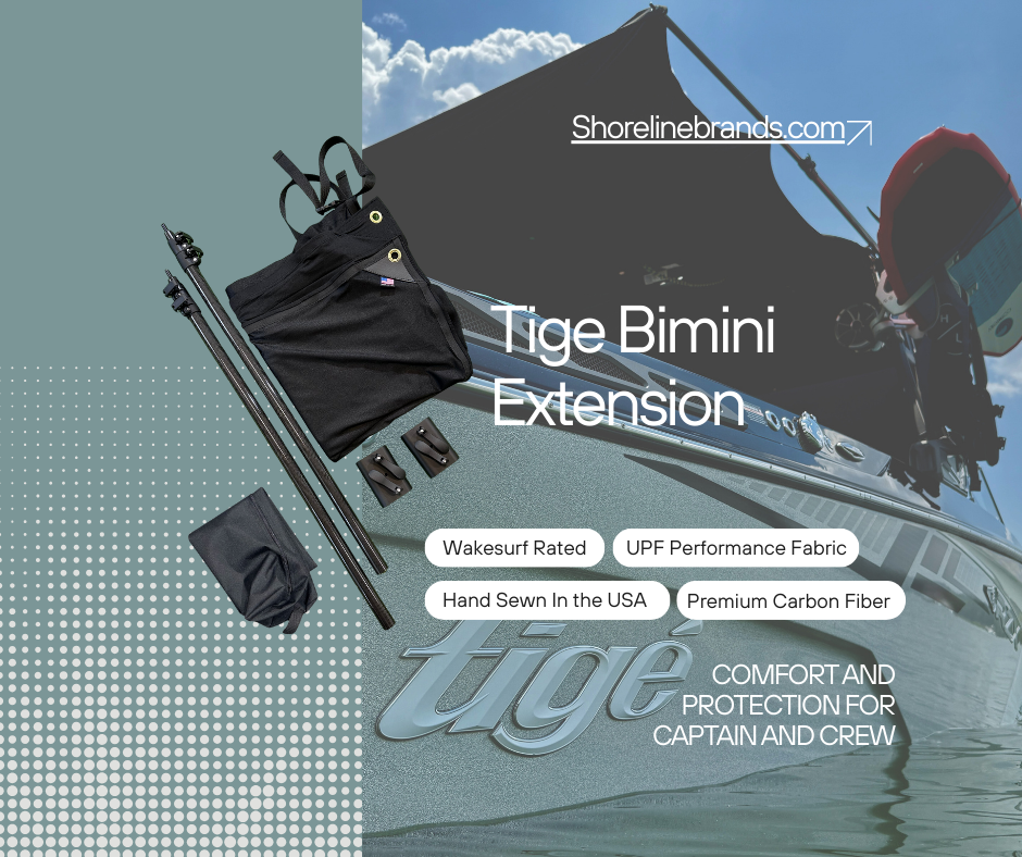 2017-2025 Tige Bimini Shade Extension Kit | Custom Boat Shade
