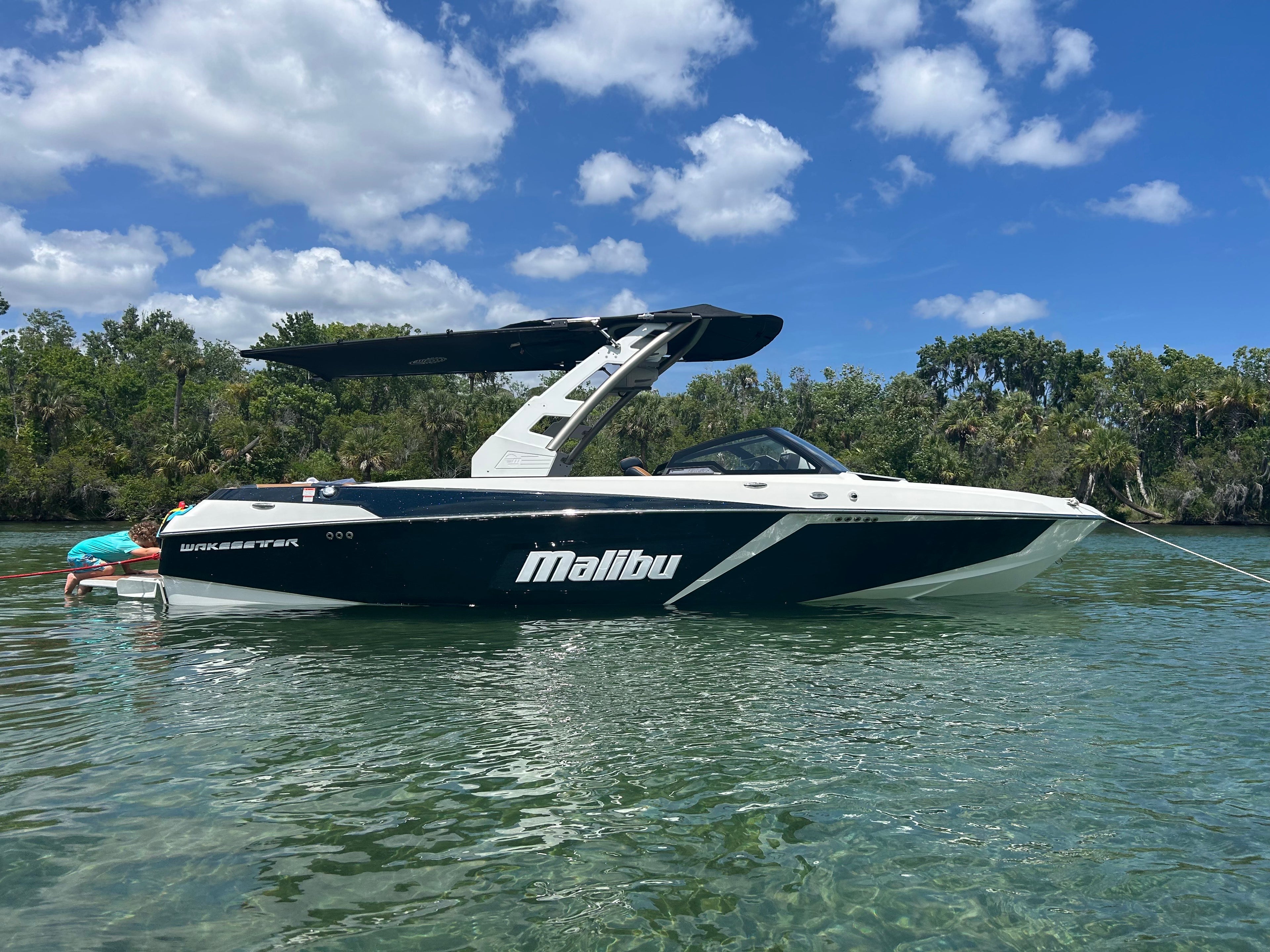 2015 - 2025 Malibu Boats Bimini Mounted Shade Extension Wakesetter 23 LSV 