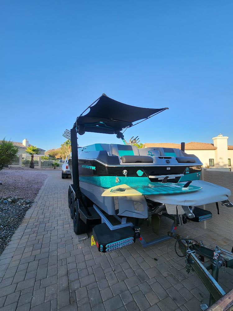 2015 - 2025 Malibu Boats Bimini Mounted Shade Extension Wake Setter 23LSV