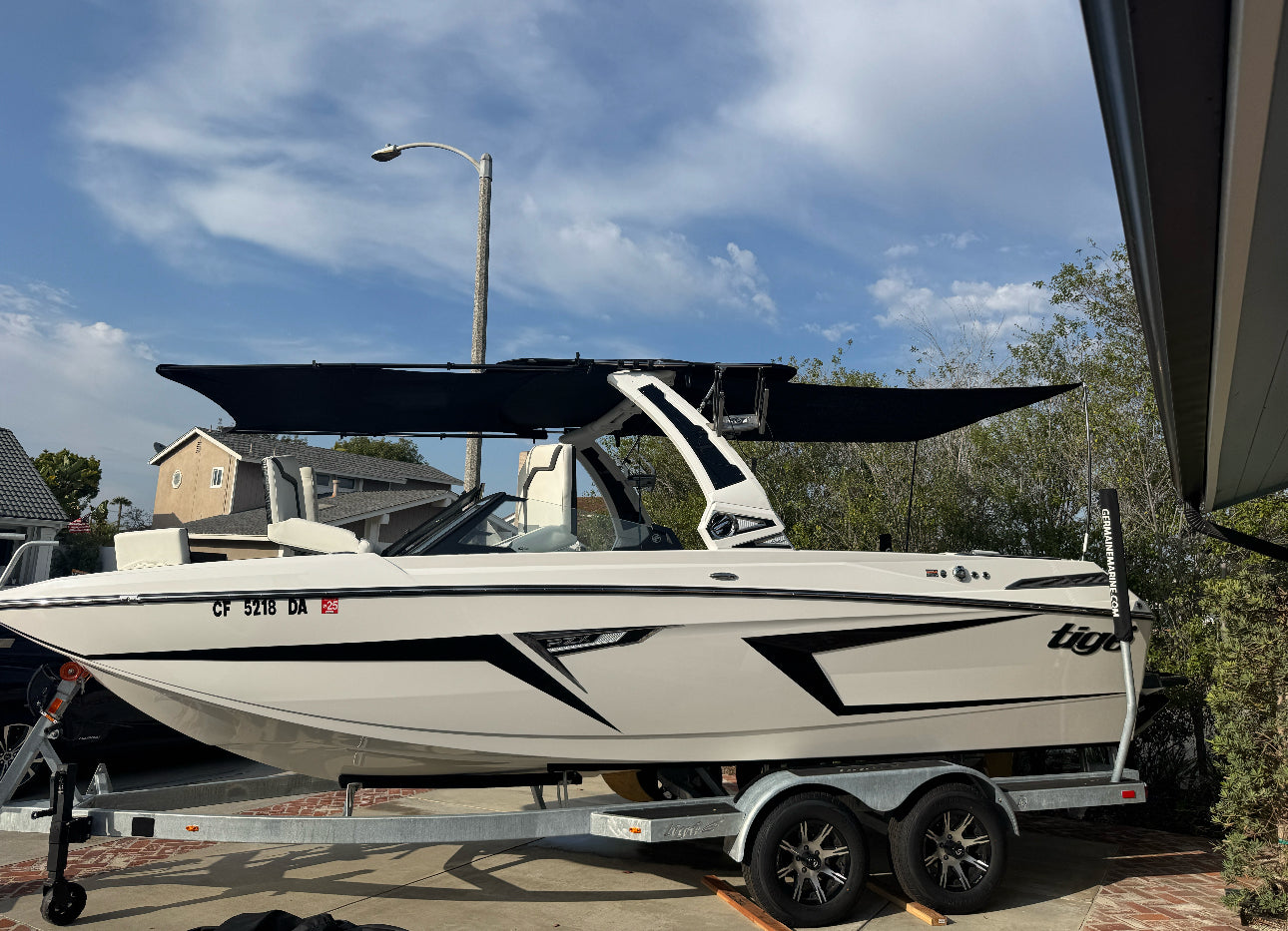 2017-2025 Tige Bimini Shade Extension Kit | Custom Boat Shade