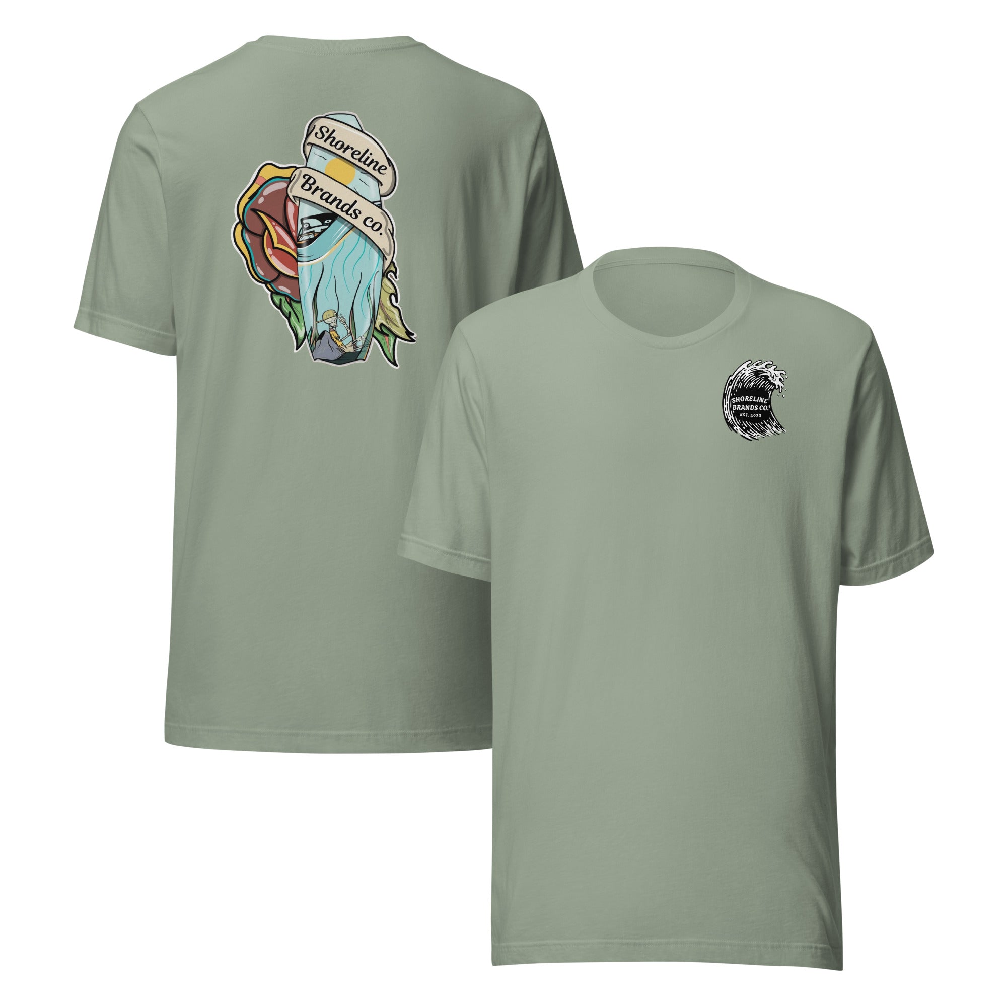 Shoreline Sportwear Tシャツ L Athletic Fit T-Shirt – White | Shoreline Brands Apparel