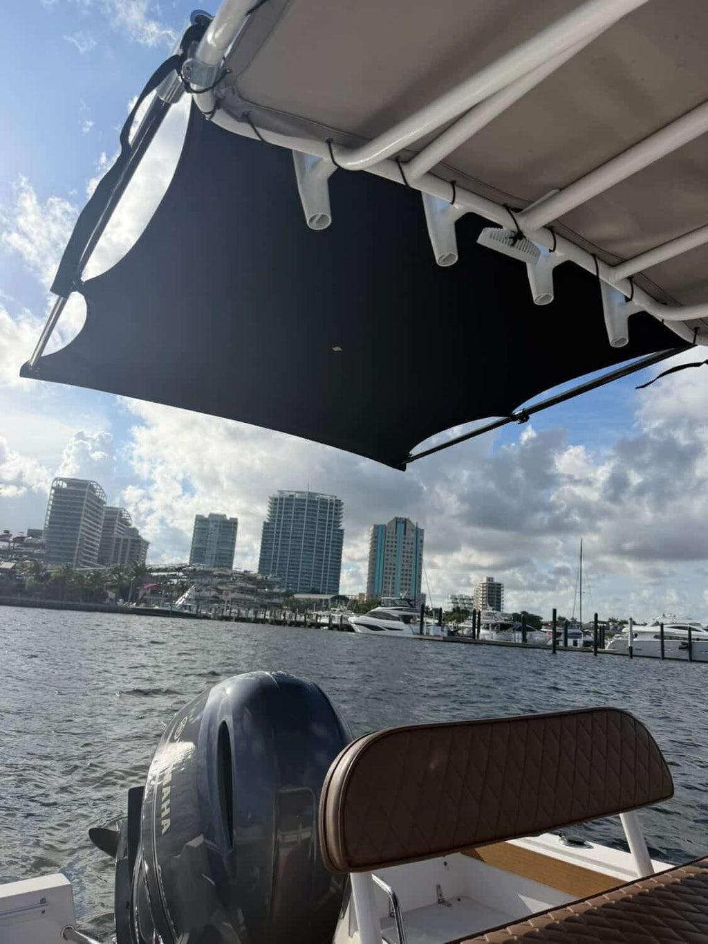 Center Console T-Top Shade Extension