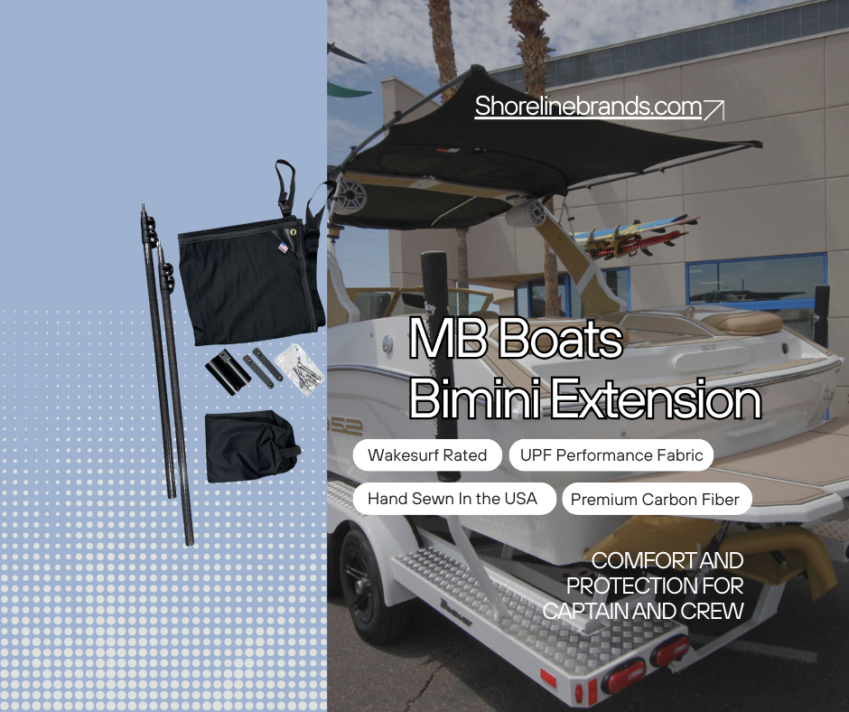 2017-2026 MB Boats Bimini Extension
