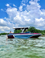 Tige 23ZX with Shoreline Brands Bimini Extension