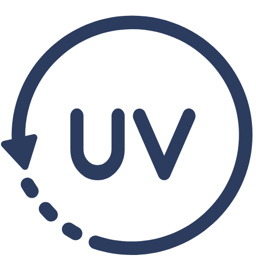 UV performance icon – sun protection and fade resistance