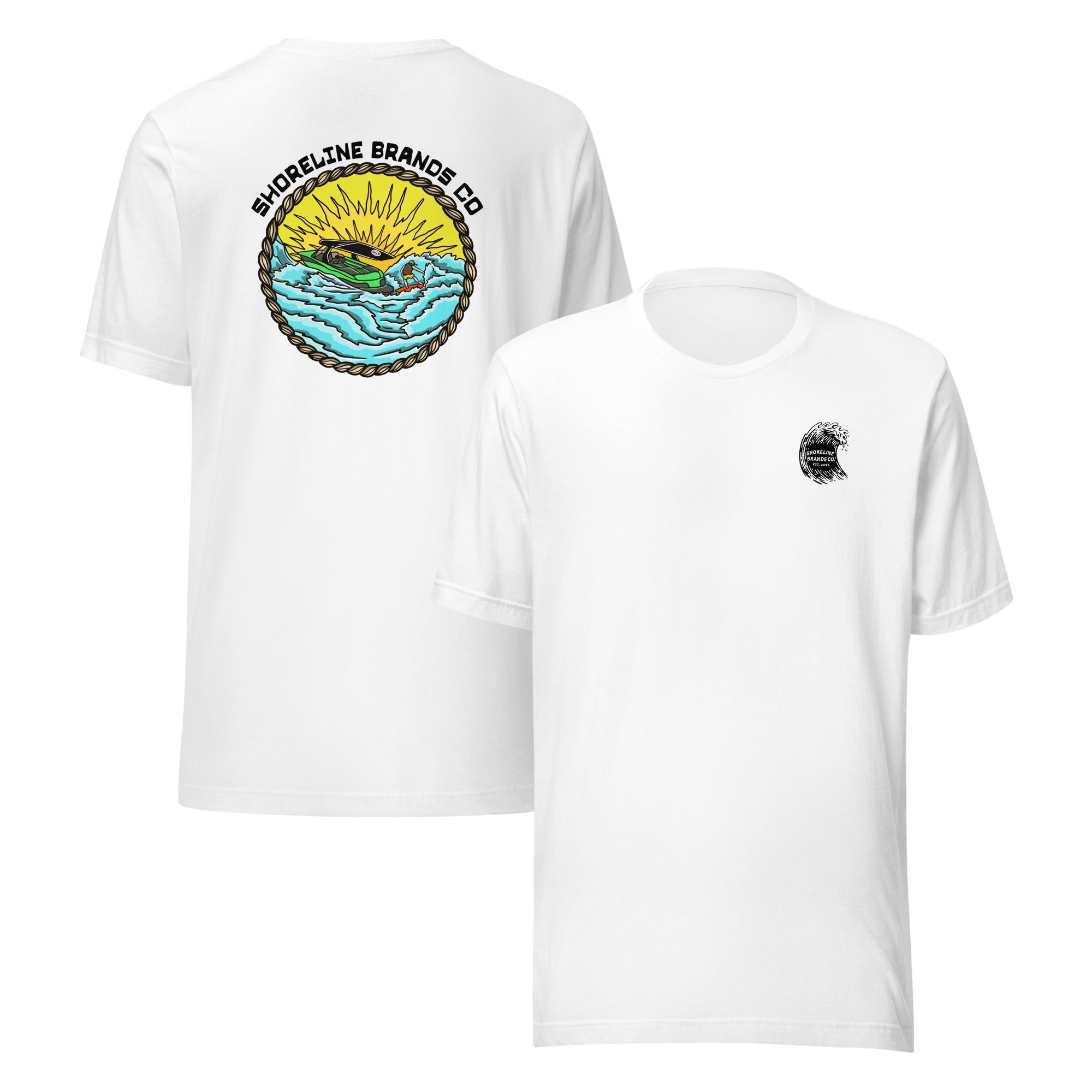 Shoreline Sportwear Tシャツ L Athletic Fit T-Shirt – White | Shoreline Brands Apparel