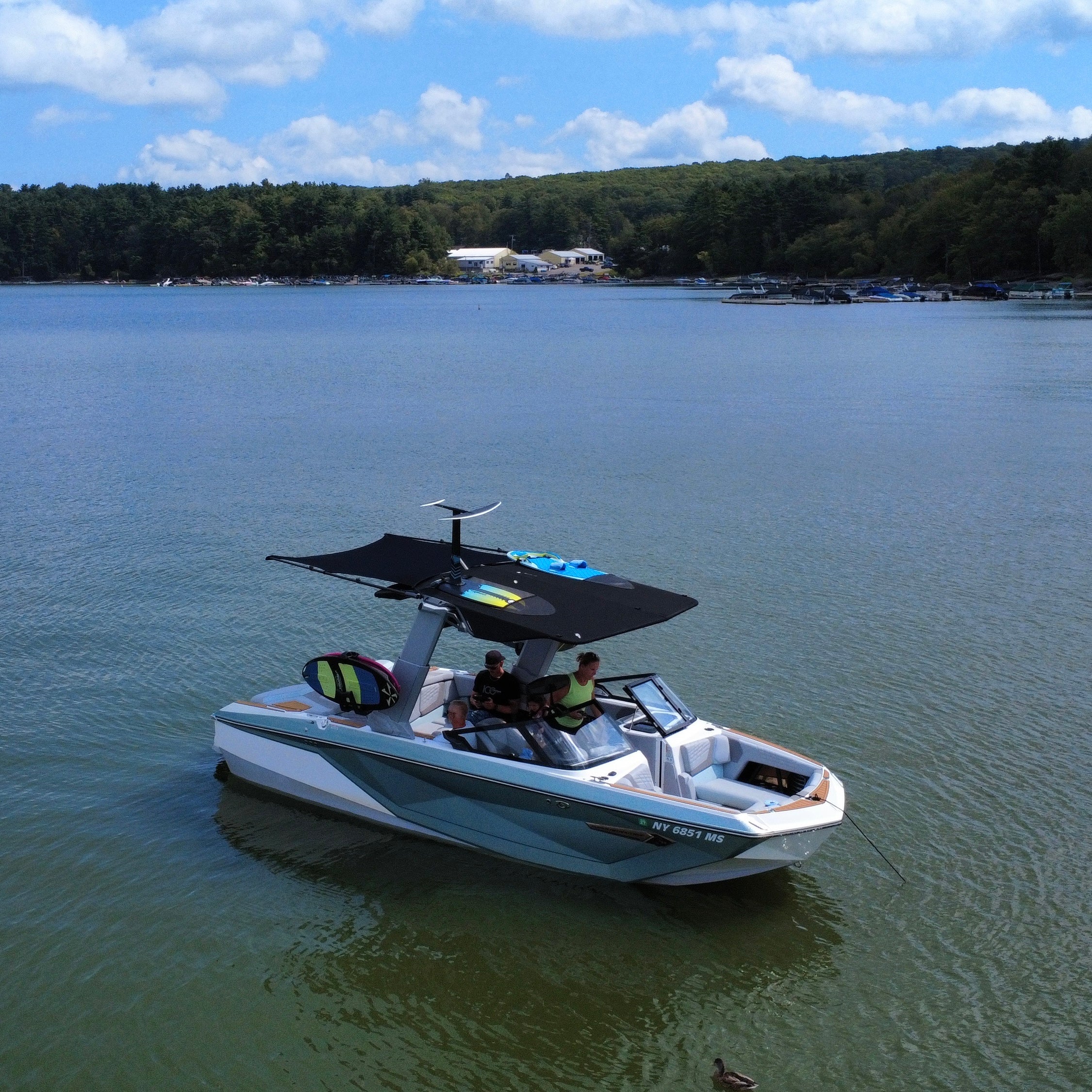 Nautique Power Tower Shade Extension | Premium Boat Shade
