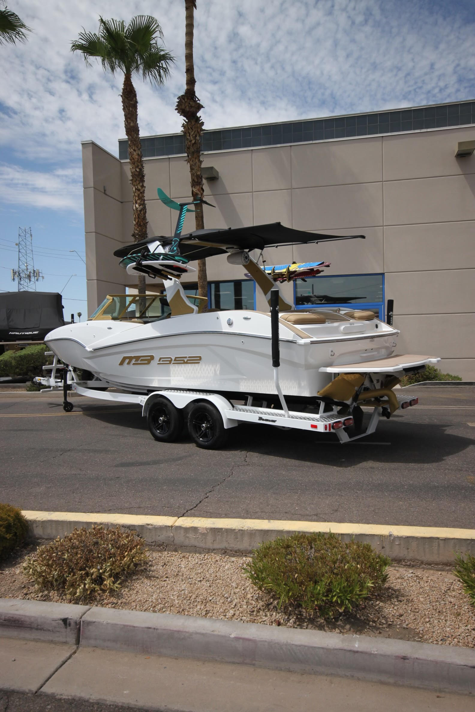 2017 - 2025 MB Boats Bimini Shade Extension Kit image 2