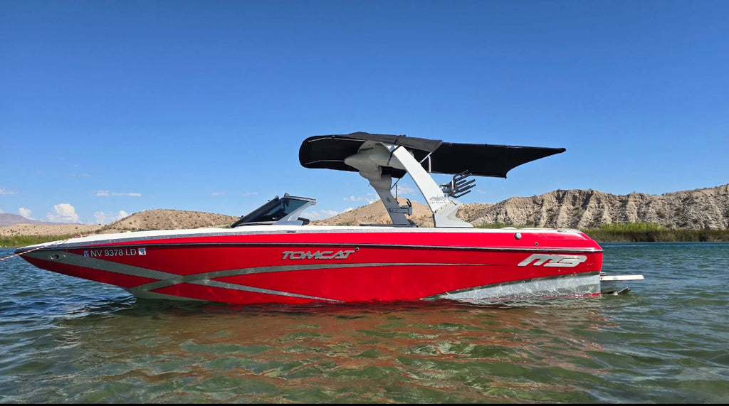 2017 - 2025 MB Boats Bimini Shade Extension Kit image 1