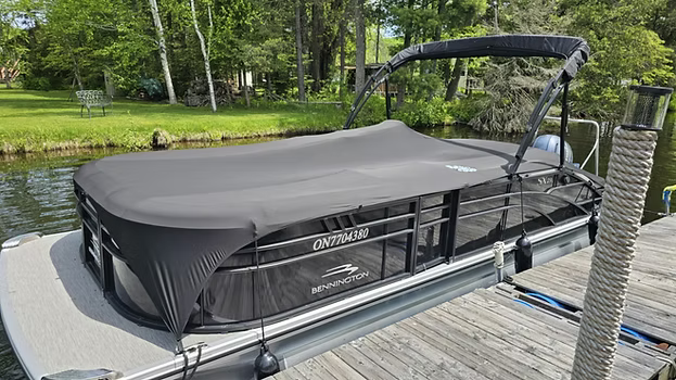 Soft Shell Pontoon Boat Cover